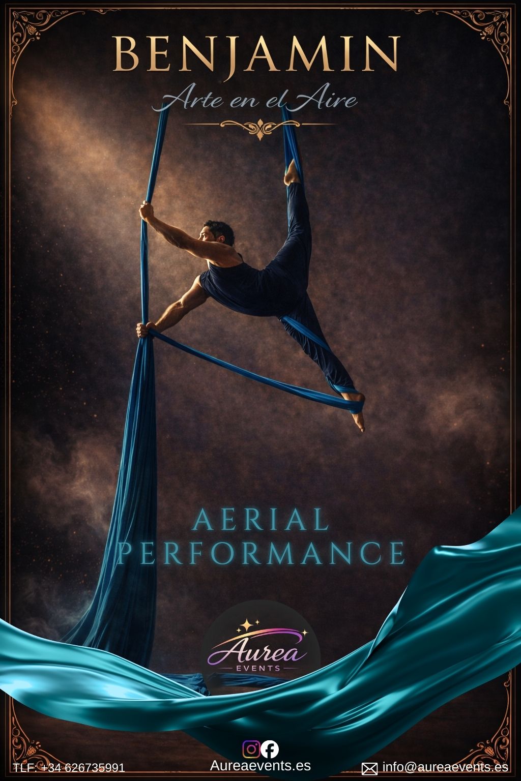 Cartel de Benjamín Aerial Performance