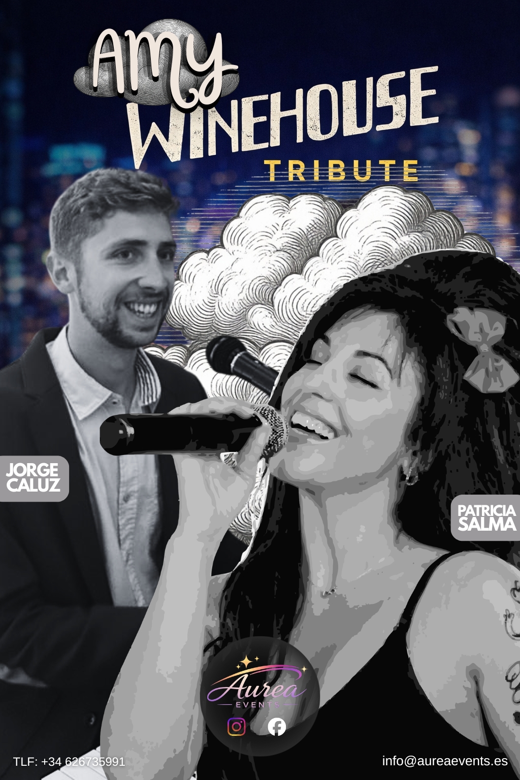 Cartel de AMY WINEHOUSE TRIBUTE
