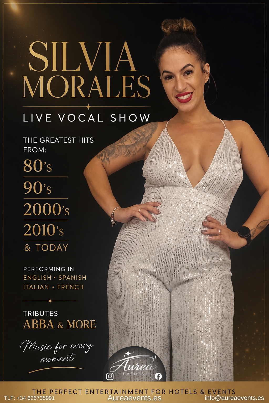 Cartel de Silvia Morales