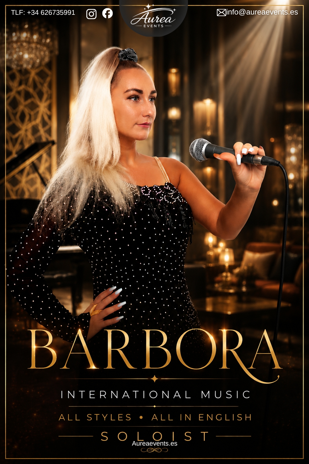 Cartel de Barbora - Voz