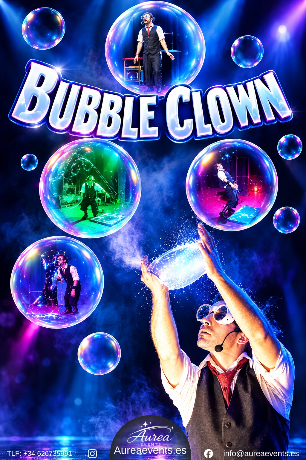Cartel de BUBBLE CLOW SHOW